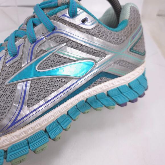 Brooks Adrenaline GTS 16 Athletic Running Shoe Womens Size 8 1202031B170 Gray - Picture 8 of 10